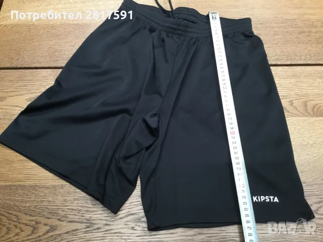 Детски шорти Kipsta, черни, размер 152