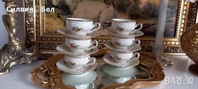 Ретро сервиз -МОКА , снимка 2 - Антикварни и старинни предмети - 50863240