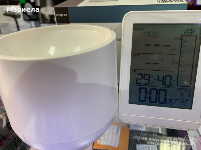 Метеорологична станция с външен безжичен модул за измерване на валежите, снимка 7 - Други стоки за дома - 47299734