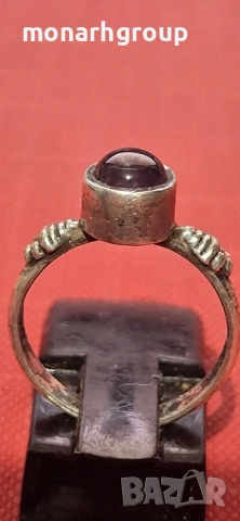 Сребърен пръстен, снимка 7 - Пръстени - 53587045