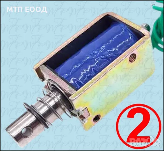 Магнит вентил - линеен, винтил, клапан, соленоид, електромагнит, снимка 2 - Друга електроника - 45082994