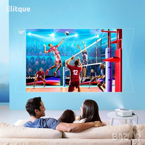 LED Проектор, снимка 7 - Плейъри, домашно кино, прожектори - 53102444