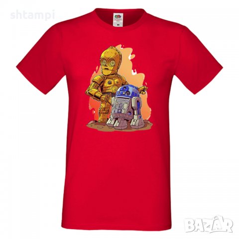 Мъжка тениска Star Wars R2-D2 & C3PO Star Wars Игра,Изненада,Подарък,Геймър, , снимка 7 - Тениски - 36809844
