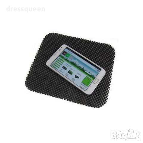 0829 Поставка за мобилен телефон, против хлъзгане, черна