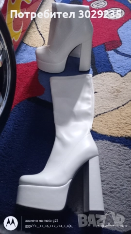 Бели ботуши ПРОДАДЕНИ, снимка 1