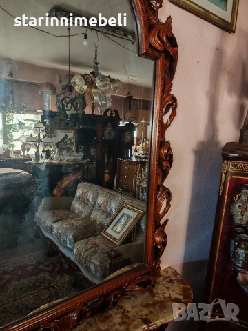 Антикварна дървена конзола , снимка 10 - Тоалетки - 52797104