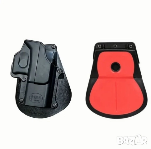 К-т Кобур и калъф за два пълнителя за Glock,може само кобур , снимка 13 - Оборудване и аксесоари за оръжия - 48842396