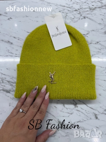 Ysl зимна шапка различни цветове, снимка 4 - Шапки - 52656798