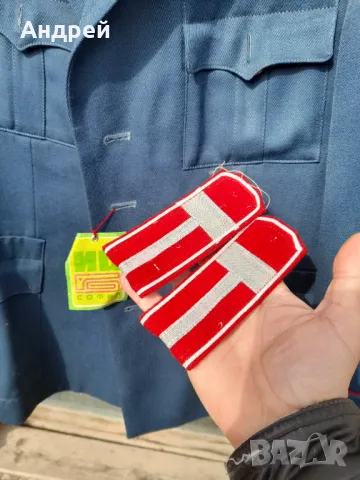 Стара полицейска,милиционерска куртка,сако #4, снимка 4 - Антикварни и старинни предмети - 49304369