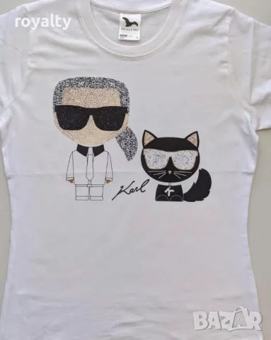Karl Lagerfeld тениски Различни дизайни , снимка 6 - Тениски - 49485842