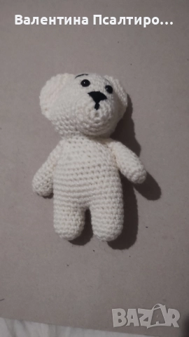 Мече амигуруми на една кука 