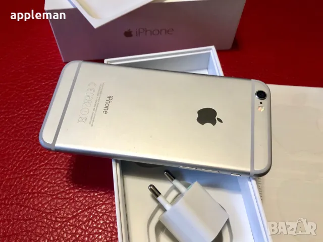 Apple iPhone 6 64Gb Silver Фабрично отключен Батерия 100%, снимка 8 - Apple iPhone - 49715472