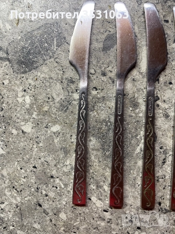 Комплект старинни български ножове неизползвани , снимка 3 - Антикварни и старинни предмети - 52997086