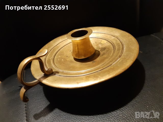 Старинен свещник , снимка 4 - Антикварни и старинни предмети - 28207961