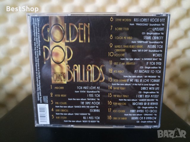 Golden POP Ballads Vol.12, снимка 2 - CD дискове - 33022036