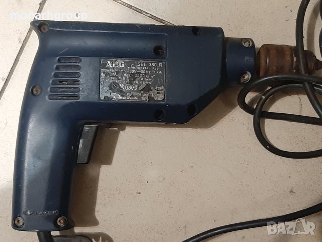 Бормашина AEG  SBE 380 R, снимка 2 - Бормашини - 36916584