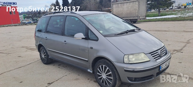 VW Sharan 1.9 TDI (116 к.с.) – Автоматик, 7 местен, Фейслифт (2004 г.), снимка 3 - Автомобили и джипове - 53599856