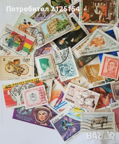 Лот пощенски марки-над 50 бр., снимка 3 - Филателия - 42384407