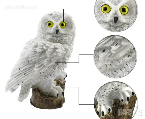 LED Соларна лампа Бухал, снимка 6 - Соларни лампи - 48066462