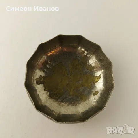 Интересна Посребрена Малка Купа B0125, снимка 3 - Антикварни и старинни предмети - 48693775