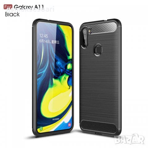 Samsung Galaxy A11 / M11 - Удароустойчив Кейс Гръб CARBON, снимка 1
