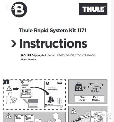 багажник напречни греди с THULE сет за JAGUAR S-type седан, снимка 8 - Аксесоари и консумативи - 49150589