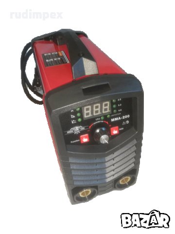 Електрожен 200А - инверторен - IGBT - MMA200 - електроди 1 мм до 4 мм - 1 година гаранция, снимка 3 - Други машини и части - 27574661