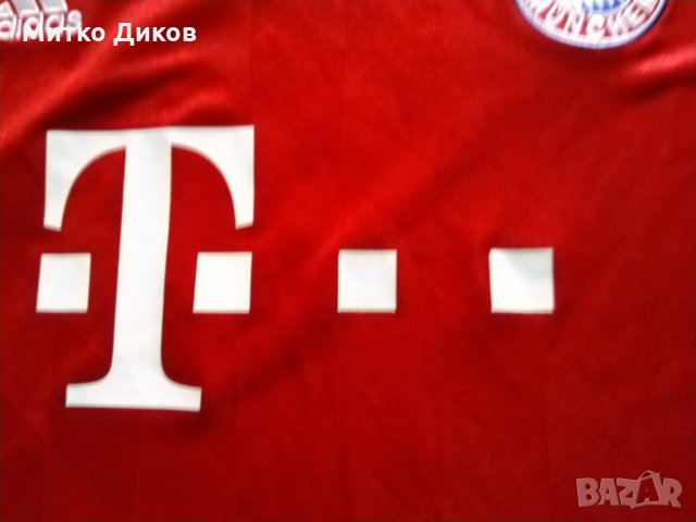 Байерн Мюнхен тениска 2013-14 Адидас №6 Тиаго игрална с бадж размер ХХХЛ, снимка 5 - Футбол - 28751092
