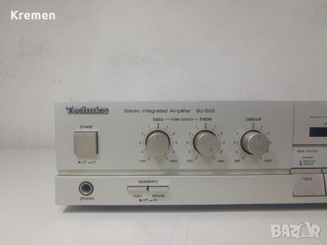 Усилвател TECHNICS SU-500, снимка 7 - Ресийвъри, усилватели, смесителни пултове - 39954346