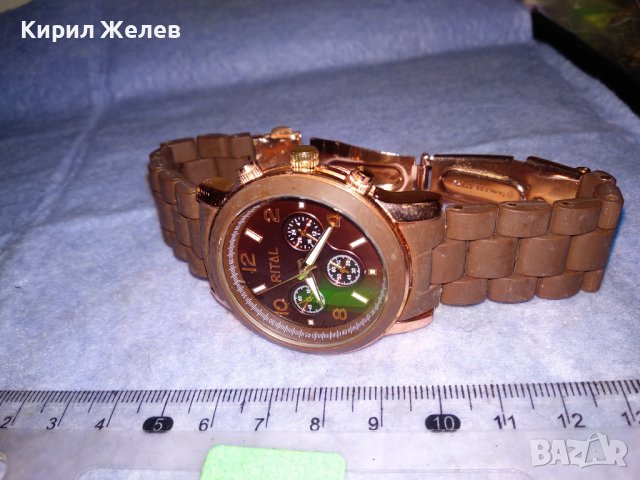 RITAL МАРКОВ КВАРЦОВ ФЕШЪН УНИСЕКС ЧАСОВНИК - РИТАЛ с ВЕРИЖКА 36567, снимка 17 - Мъжки - 39887563