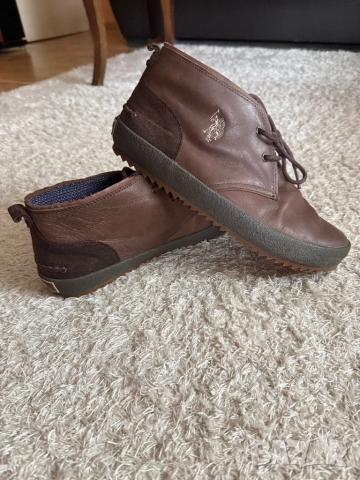 Сникърси оригинални U.S. Polo Assn от естествена кожа