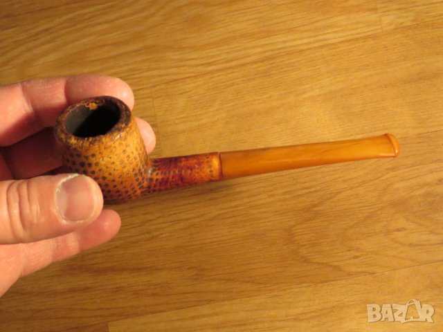 Красива маркова лула от морска пяна и красив мущтук от кехлибар  - красота и удоволствие за теб .