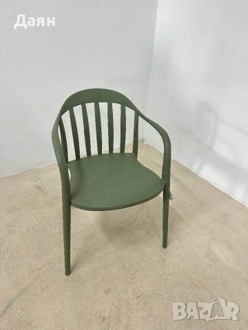 Градински стол с подлакътници Outsunny, 120kg, снимка 2 - Градински мебели, декорация  - 52439895