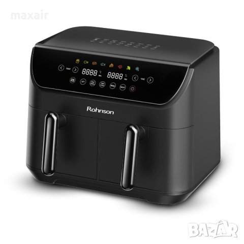 Фритюрник с две кошници Rohnson AirFryer R-2809 * Гаранция 2 години * Безплатна доставка, снимка 3 - Фритюрници - 43392589