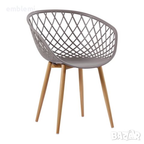 Икономични дизайнерски градински пластмасови столове кресла в черен цвят , снимка 8 - Градински мебели, декорация  - 40215212