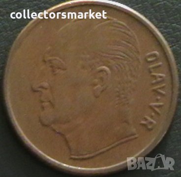 5 йоре 1970, Норвегия, снимка 2 - Нумизматика и бонистика - 28405066