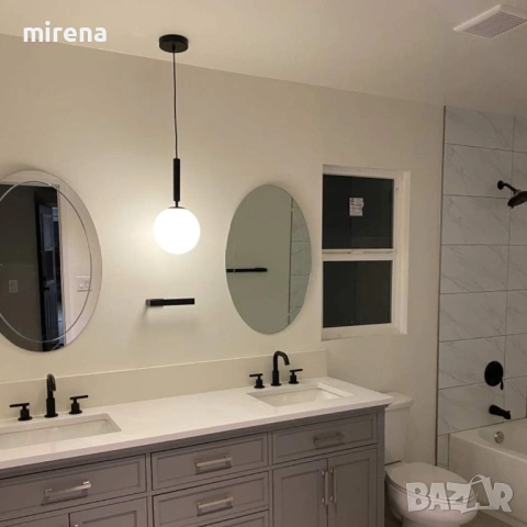 Висяща лампа Сребърна, модерна, кухненски остров индустриална, селска,