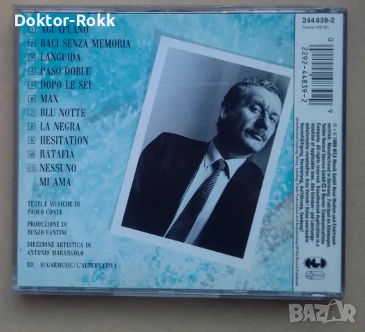 Paolo Conte – Aguaplano – CD, 1989, снимка 2 - CD дискове - 49350678