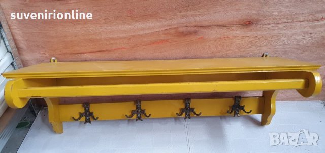 Дървена закачалка, снимка 3 - Декорация за дома - 32538090