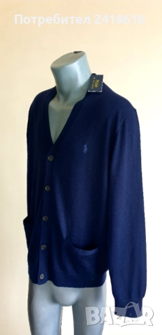 POLO Ralph Lauren Merino Wool Slim Fit  Cardigan Mens Size XL НОВО! ОРИГИНАЛ! Мъжка Жилетка !, снимка 10 - Пуловери - 52789876