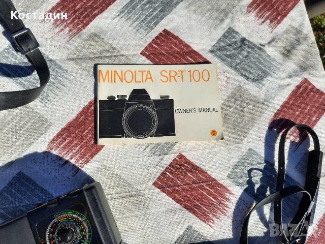 Фото апарат Minolta SRT 100, снимка 9 - Фотоапарати - 32867486