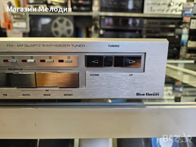 Качествен стерео тунер Grundig T 7200 В отлично техническо и визуално състояние., снимка 7 - Радиокасетофони, транзистори - 53455114