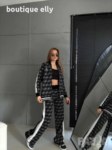 дамски комплект- черно, бяло, кафяво, снимка 4 - Комплекти - 52583555