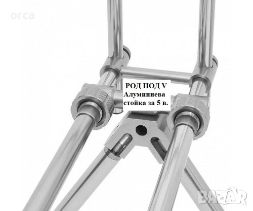 Род под OSAKO ALUMINA 4+2 LUX за шаран и амур – стабилна и здрава стойка, снимка 2 - Такъми - 39496866