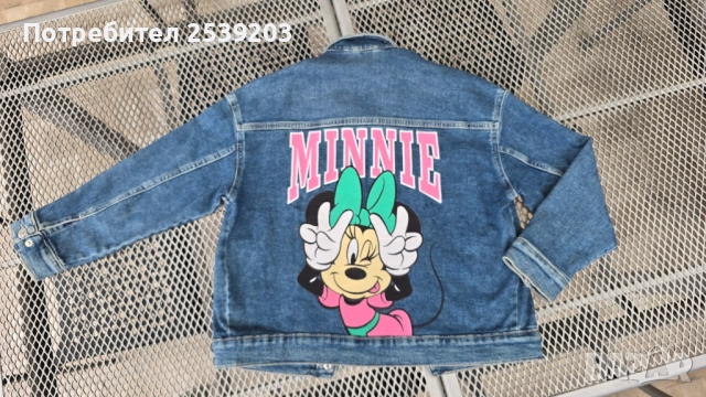 Детско дънково яке Мини Маус на H&M 9-10 години, снимка 12 - Детски якета и елеци - 51853767