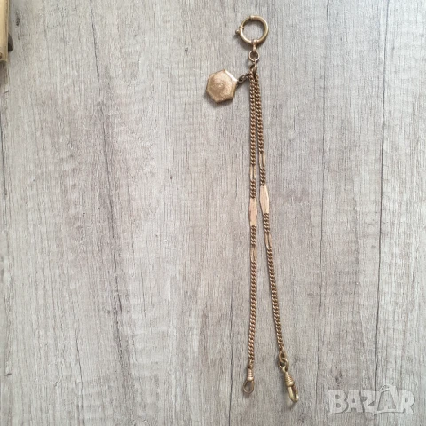 Кюстек за джобен часовник с двоен окачвач за часовника