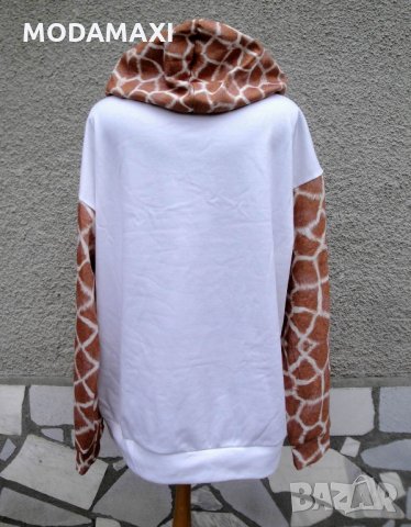 3XL Нов   суитшърт с жираф , снимка 6 - Суичъри - 35193215