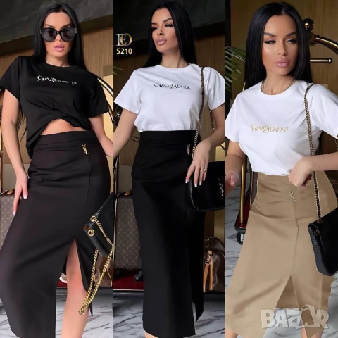 дамски комплект ysl saint laurent , снимка 8 - Комплекти - 51222206