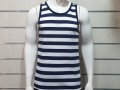 Нов мъжки моряшки потник на тъмносиньо и бяло райе, снимка 7