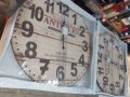 Antiques стенен часовник 60см , Голям стенен часовник за заведение,магазин,офис, снимка 7